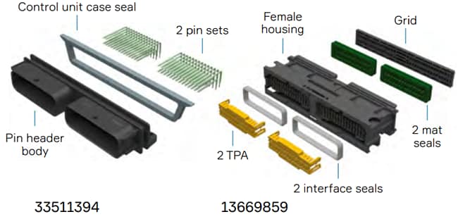 Aptiv Embases étanches d'interconnexion Sicma